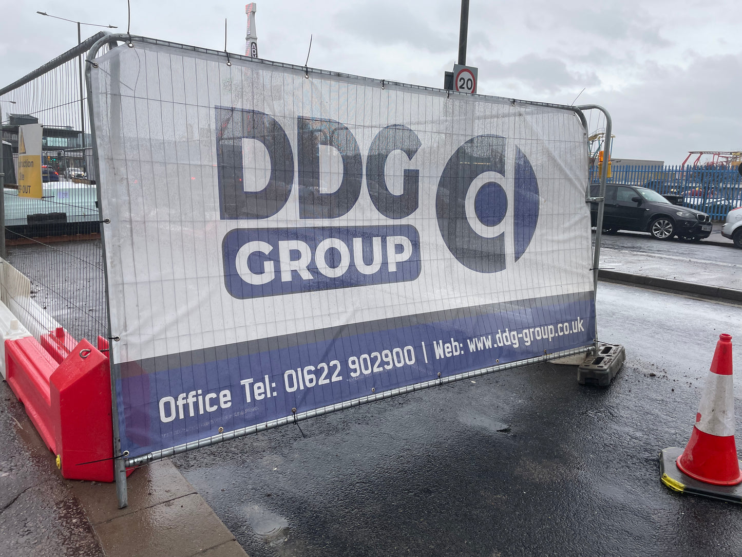 Heras Fencing Banner