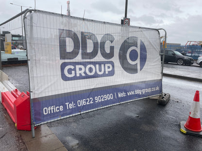 Heras Fencing Banner