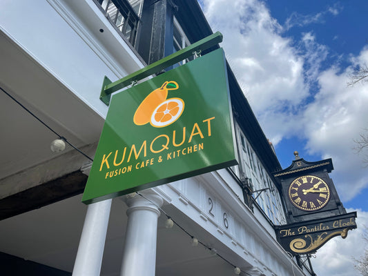 Hanging sign - Frameless Aluminium