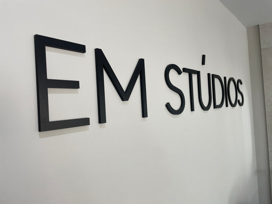 3D Printed Foamex Letter Sign