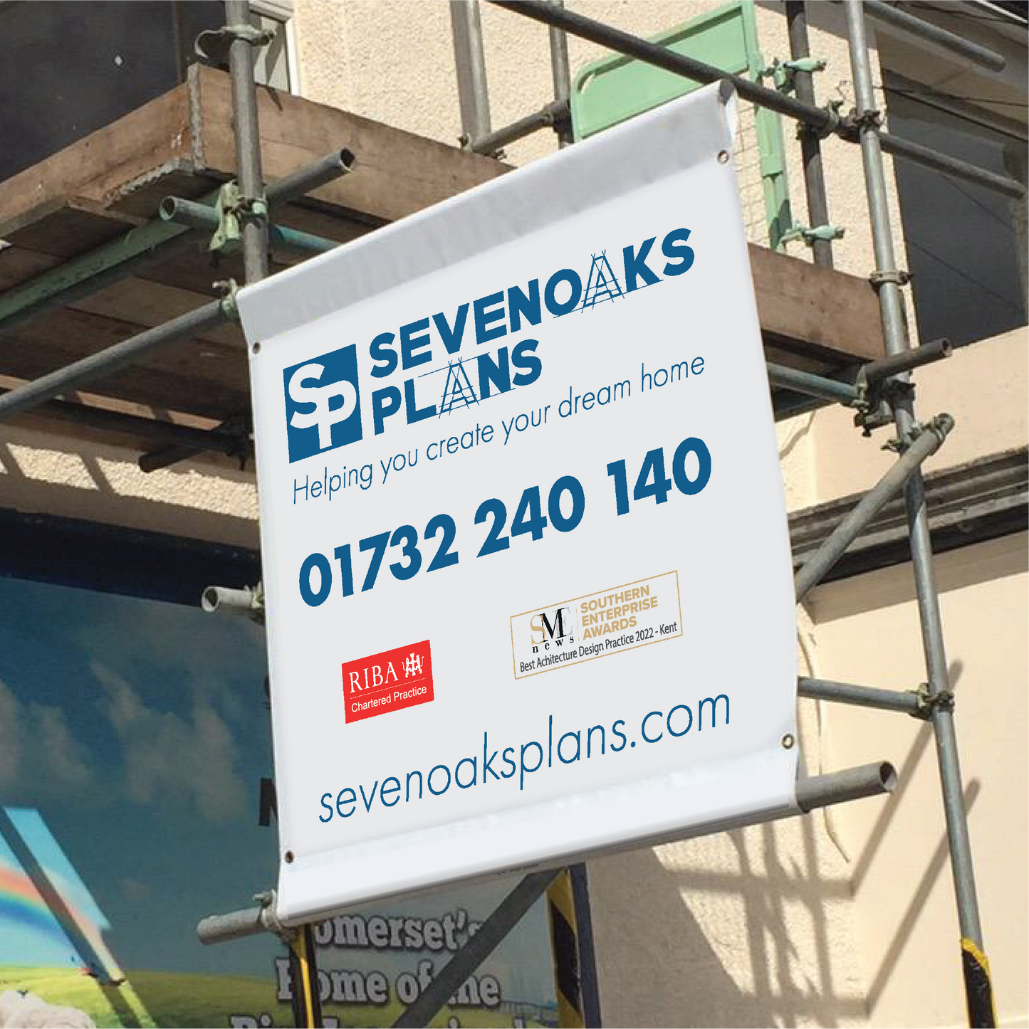 Printed Scaffolding Banner